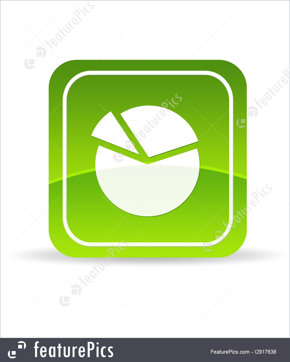 1114x1392 Templates Green Business Pie Chart Icon