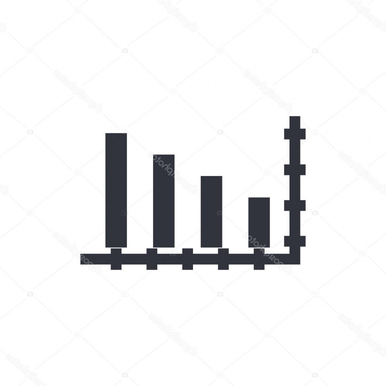 1228x1228 Vector Bar Chart Icon Newwaysys