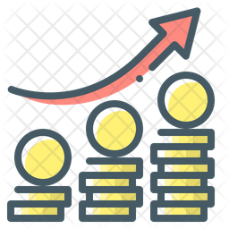 256x256 Stock Exchange Icon Of Colored Outline Style