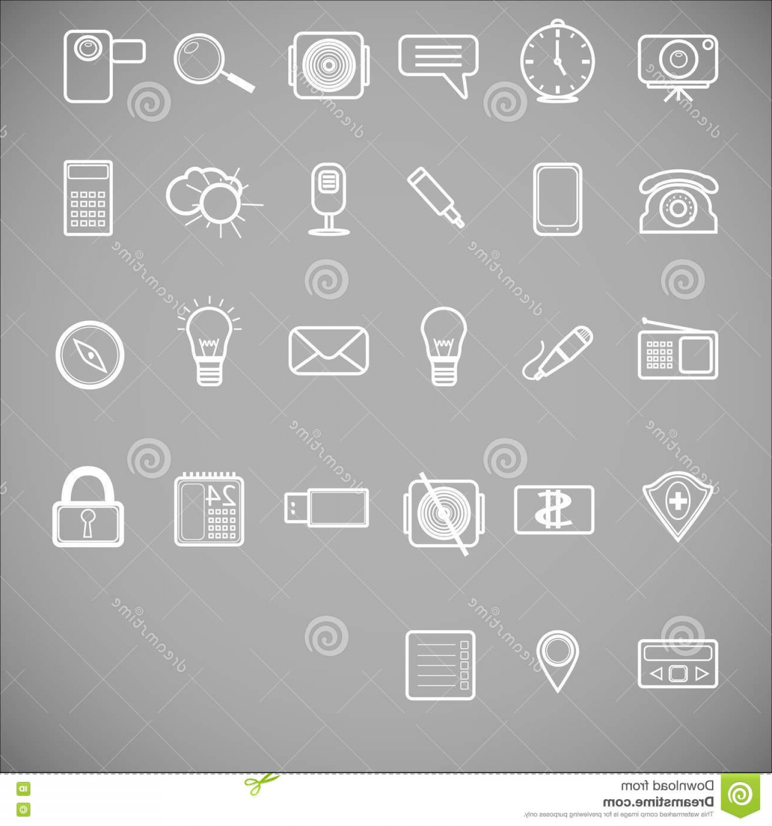 1560x1668 Stock Illustration Icon Pack Smartphone Vector Icons Tablet