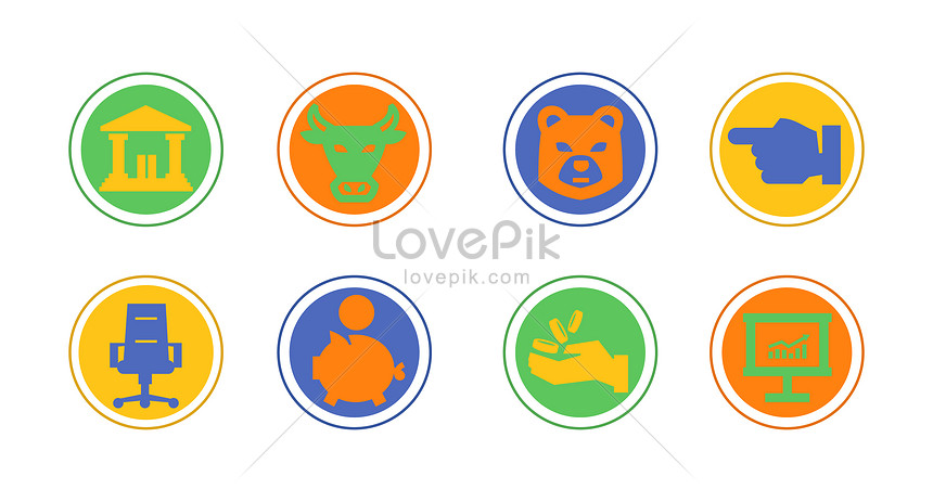 860x463 Stock Market Icon Graphics Image Picture Free Download