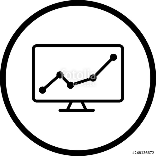 500x500 Vector Stock Market Icon Stock Image And Royalty Free Vector