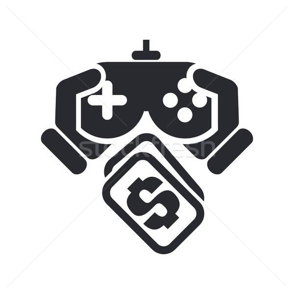 600x600 Videogame Price Icon Vector Illustration Myvector