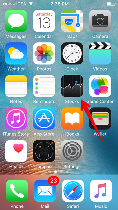 400x711 Add, Delete And Rearrange Stocks Shown In Notification Center
