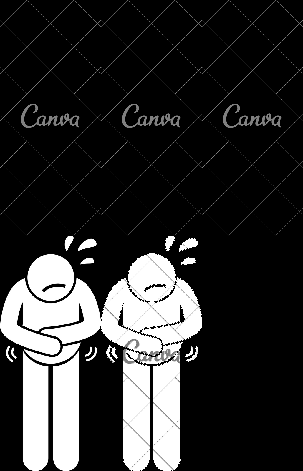 1029x1600 Stomachache Icon