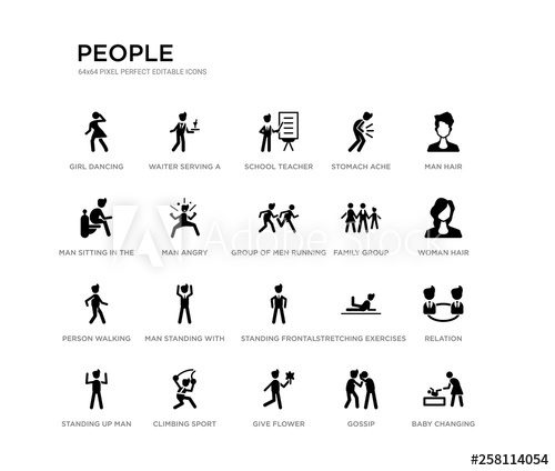 500x424 Set Of Black Filled Vector Icons Such As Baby Changing