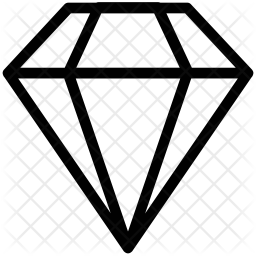 256x256 Stone Icon Of Line Style