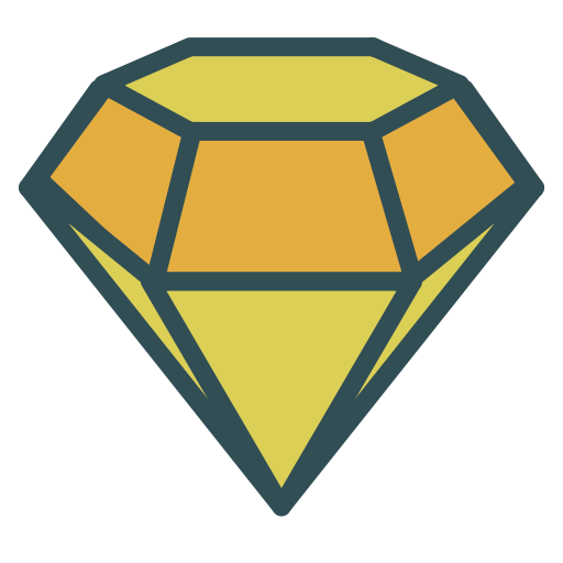 512x512 Diamond, Jewel, Brand, Precious, Stone Icon Free Of Brands Colored