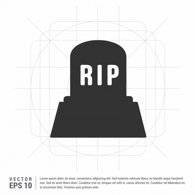640x640 Halloween Rip Grave Stone Icon, Stone, Icon, Halloween Png