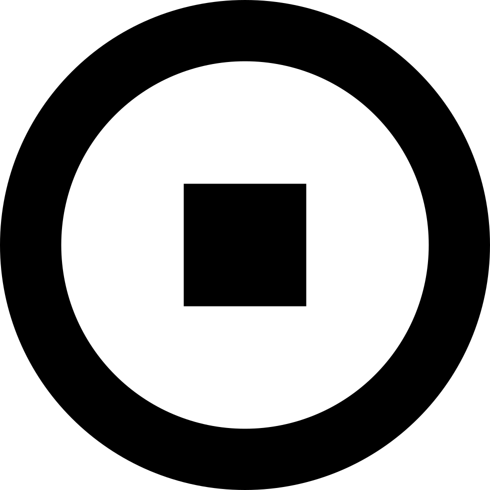 980x980 Stop Button Of Gross Circular Shape Png Icon Free Download