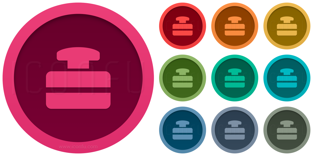 1200x600 Emergency Stop Button Icon