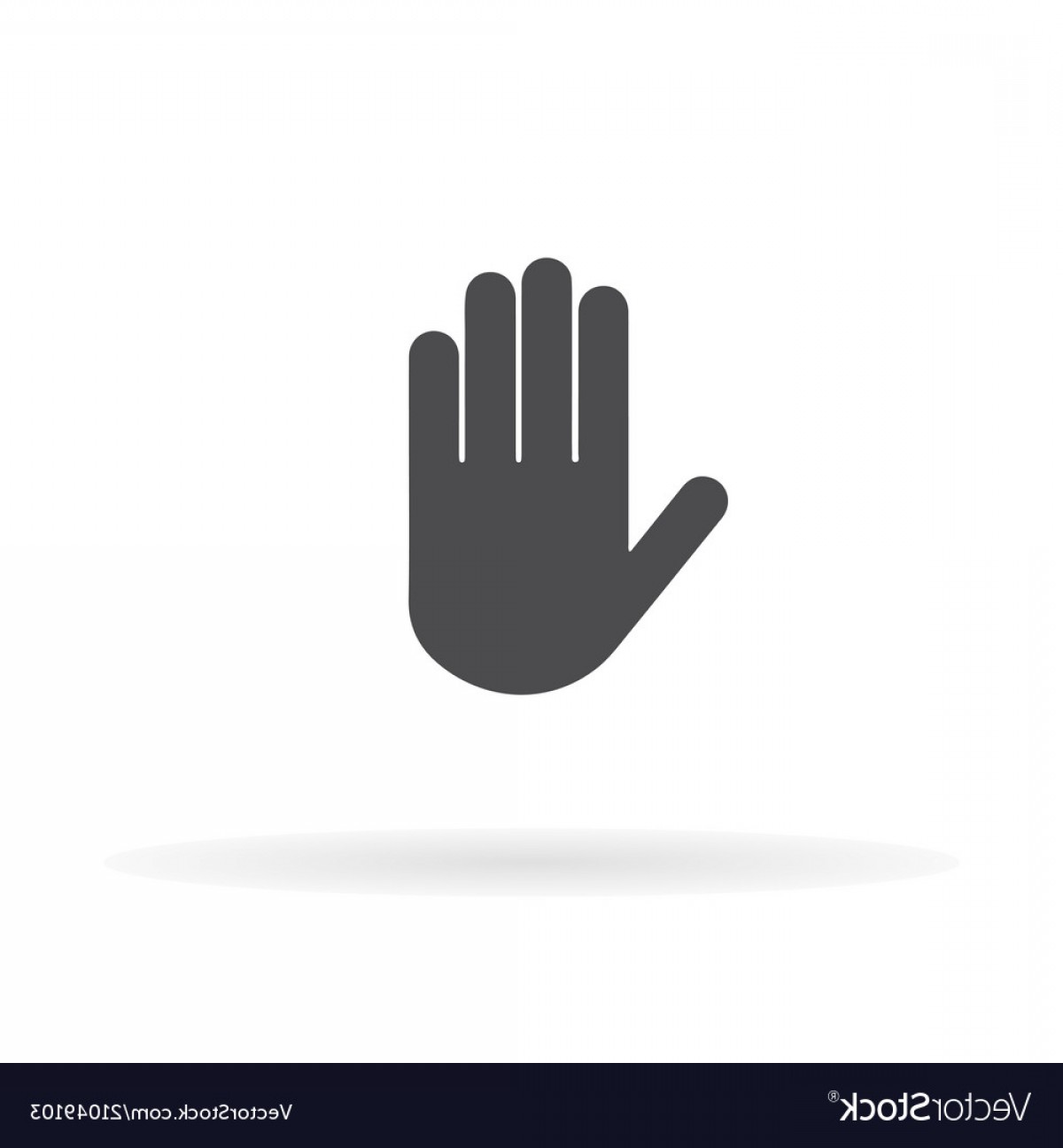 1200x1296 Stop Hand Icon For Web Business Finance And Vector Handandbeak