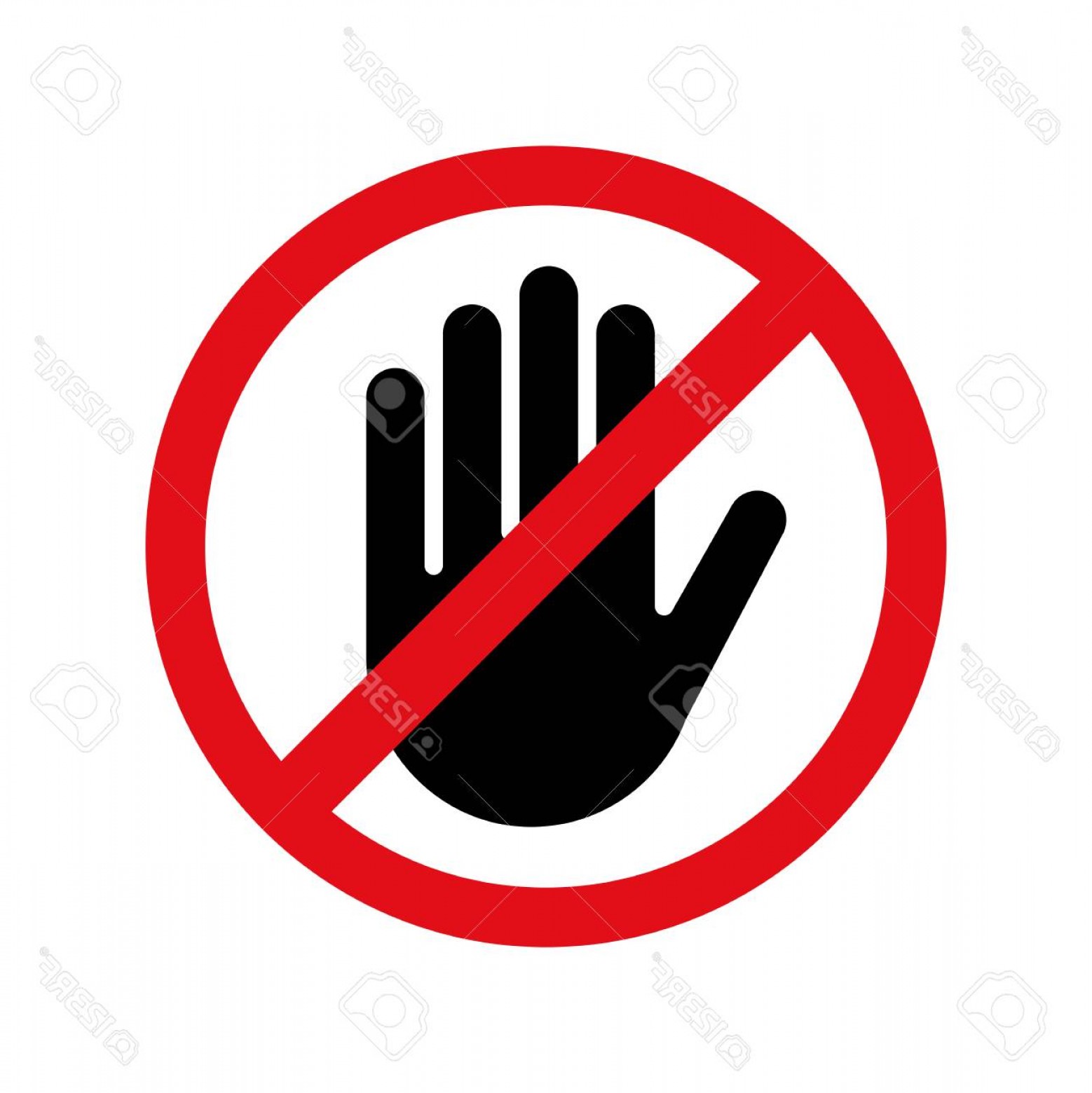 1558x1560 Stop Hand Vector Handandbeak