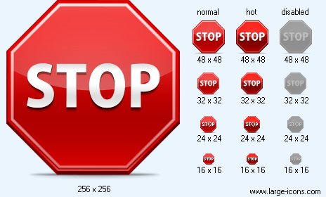 Stop Icon at Vectorified.com | Collection of Stop Icon free for ...