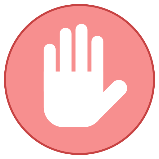 512x512 Private, Stop, Symbol Icon Free Of Responsive Office Icons