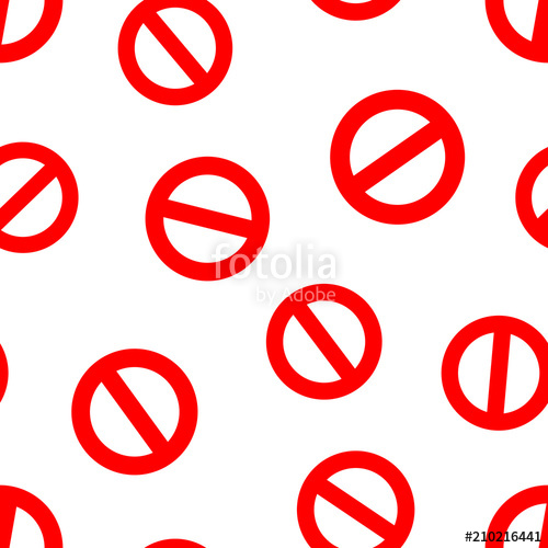 500x500 Stop Sign Icon Seamless Pattern Background Business Concept