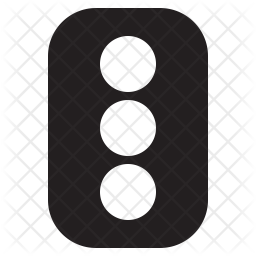 256x256 Stoplight Icon Of Glyph Style
