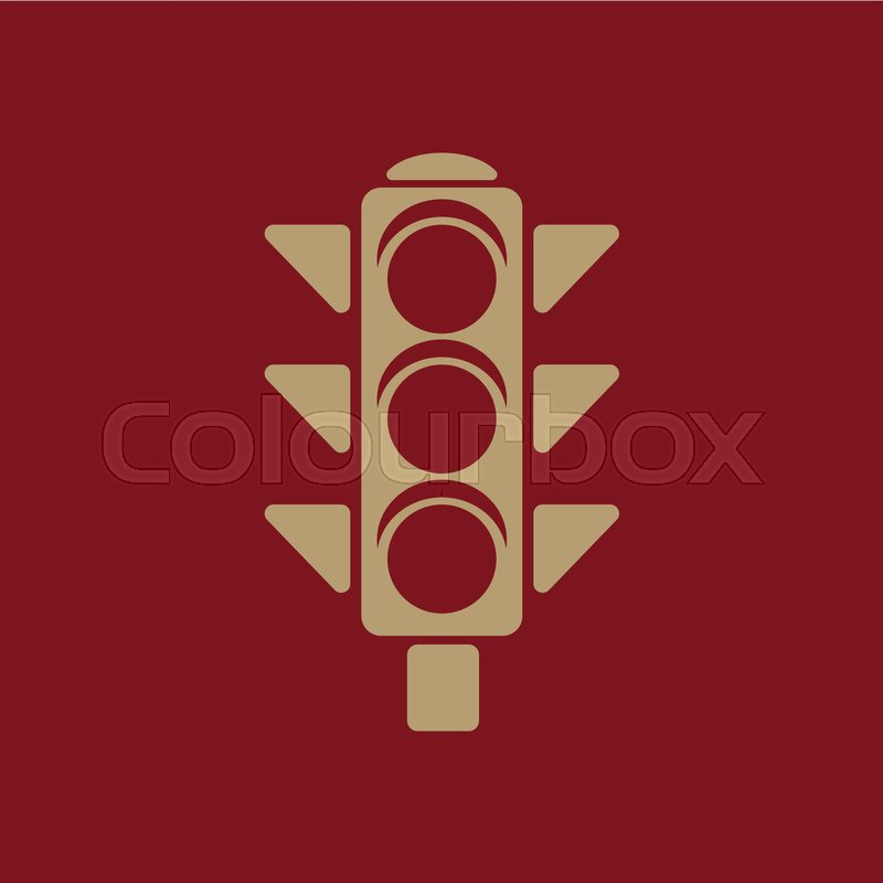 800x800 The Traffic Light Icon Stoplight And Stock Vector Colourbox