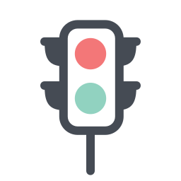 256x256 Traffic Light Icon
