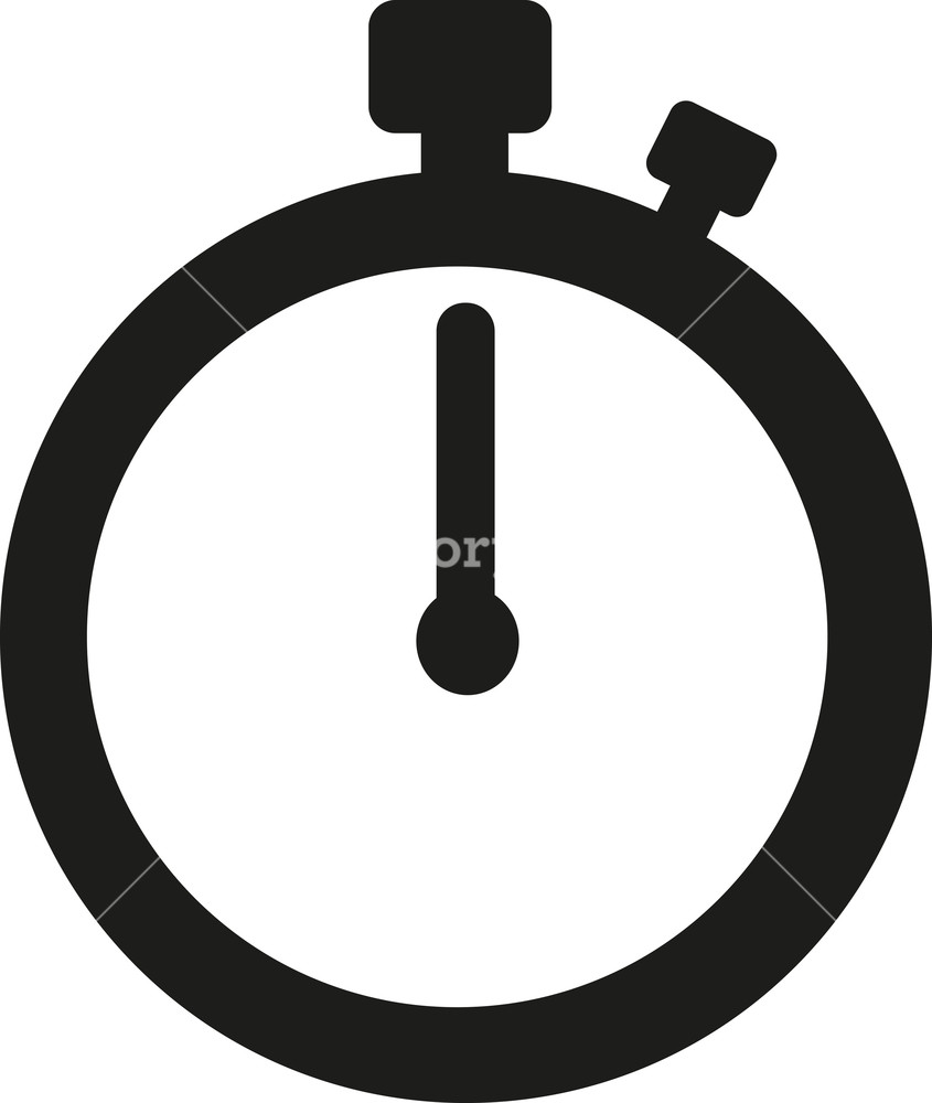 845x1000 Stopwatch Icon Coach Royalty Free Stock Image