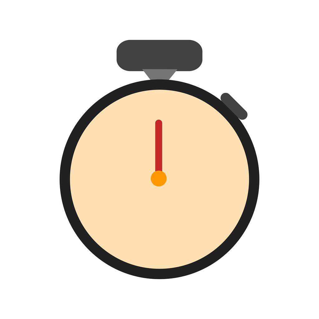 1024x1024 Stopwatch Flat Multicolor Icon