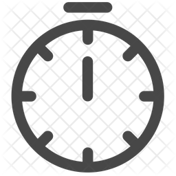 256x256 Stopwatch Icon Of Line Style
