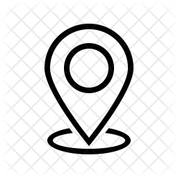 256x256 Locator Icon Of Line Style