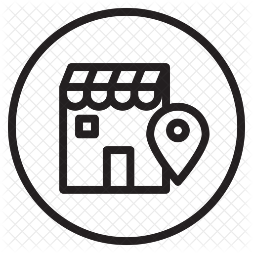 512x512 Store Location Icon Of Line Style
