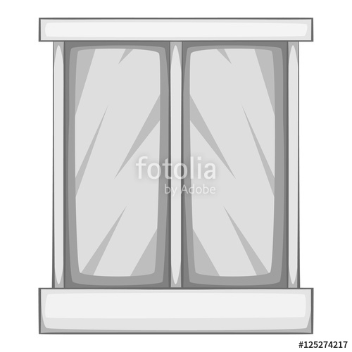 500x500 Storefront Icon Gray Monochrome Illustration Of Storefront Vector