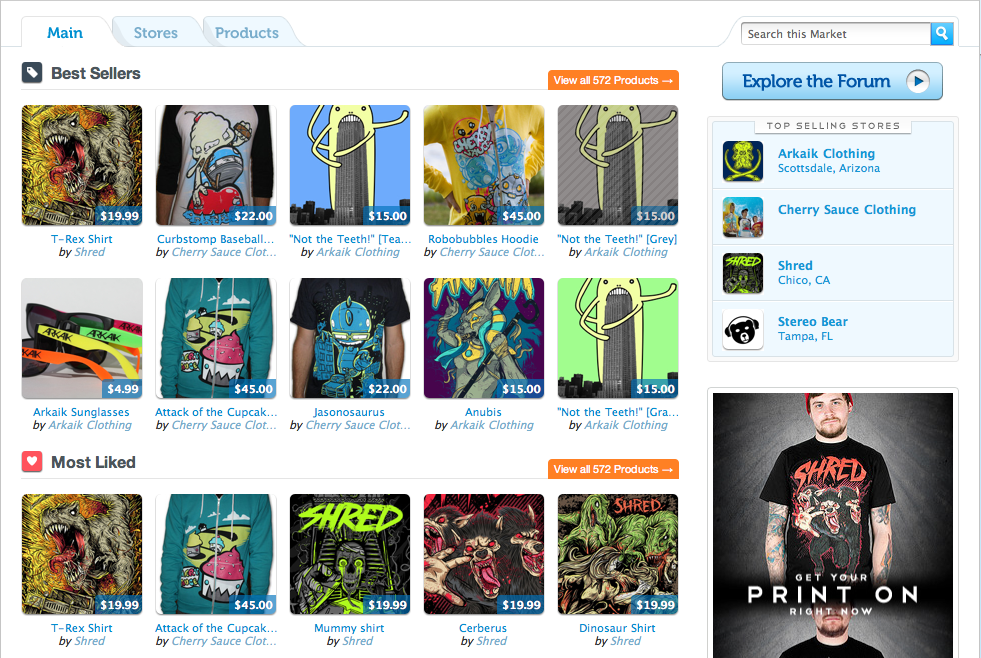 981x658 Product Browsing An Ecommerce Market On Storenvy Patterntap