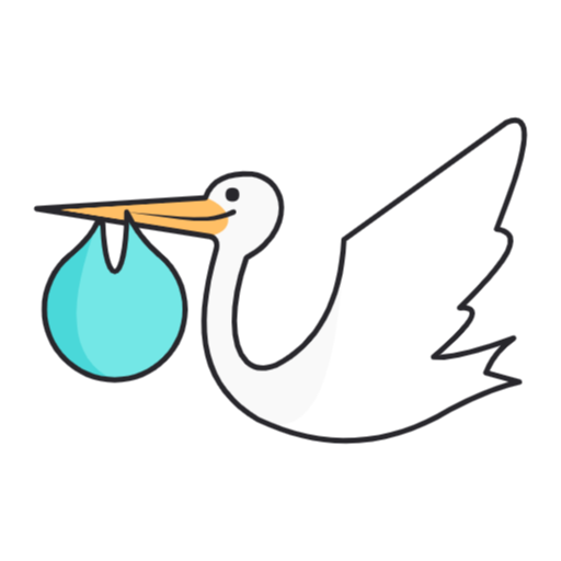 512x512 Free Stork Icon