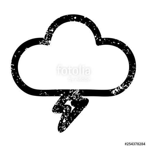 500x500 Storm Cloud Icon Stock Image And Royalty Free Vector