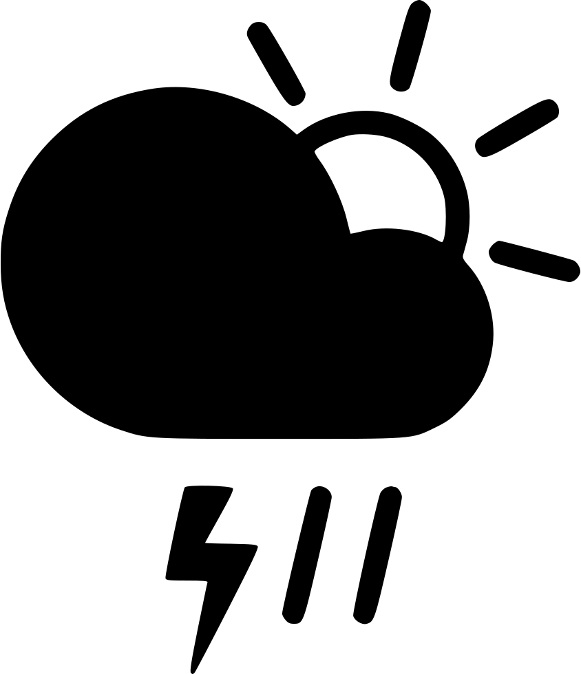844x980 Day Rain Storm Cloud Lightning Rain Sun Png Icon Free Download
