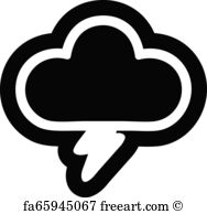 188x194 Free Art Print Of Storm Cloud Cartoon Storm Cloud No