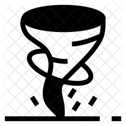 256x256 Storm Icon Of Glyph Style