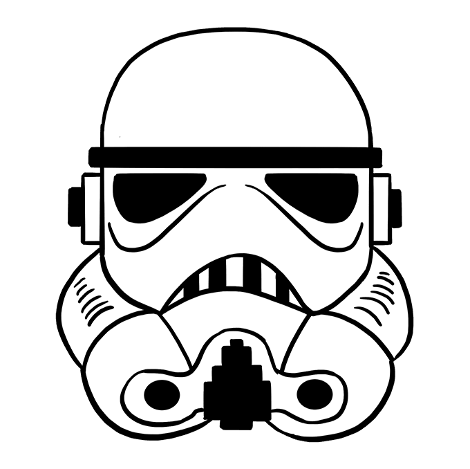 Stormtrooper Helmet Icon at Vectorified.com | Collection of