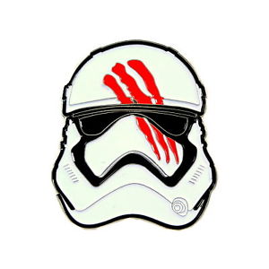 300x300 Star Wars Stormtrooper Finn Helmet Blood Nerdy Movie Enamel Pin