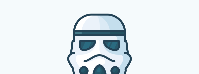 800x300 Stormtrooper Helmet Icon