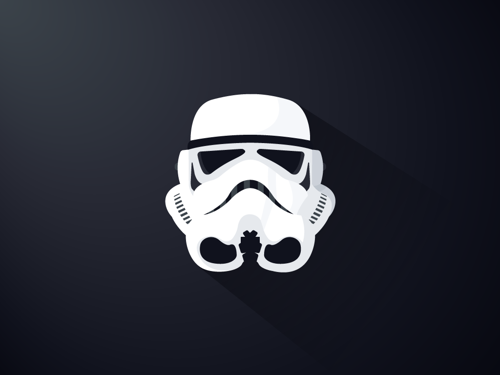 1024x768 Icon A Day Stormtrooper Buy Artwork Redbubble