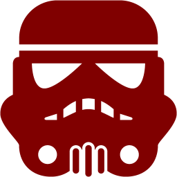 256x256 Free Maroon Stormtrooper Icon