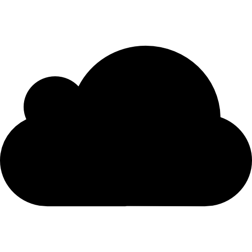 512x512 Black Cloud Of Stormy Weather Icons Free Download