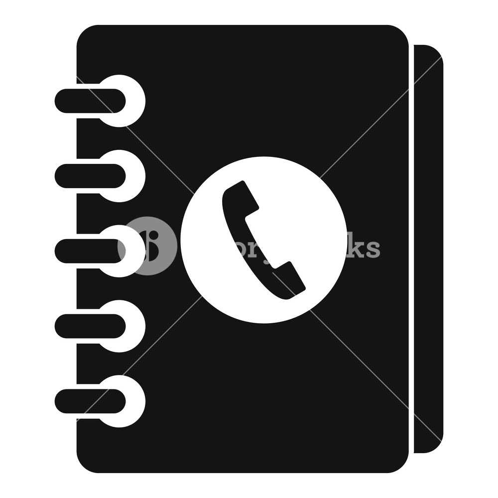 1000x1000 Address Book Icon Simple Illustration Of Address Book Vector Icon