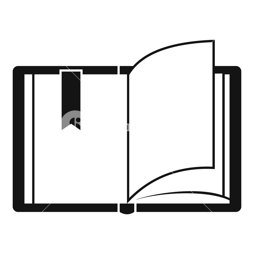 1000x1000 Open Book Icon Simple Illustration Of Open Book Vector Icon