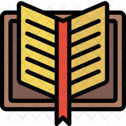 256x256 Story Book Icon Of Colored Outline Style