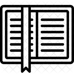 256x256 Story Book Icon Of Line Style