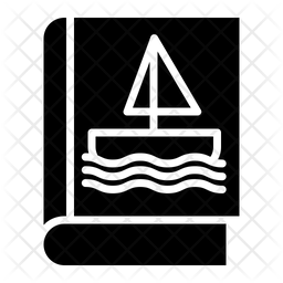 256x256 Story Book Icon Of Glyph Style