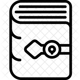 256x256 Story Book Icon Of Line Style