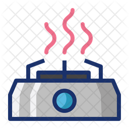 Stove Icon Of Colored Outline Style 256x256 Stove Icon Of Colored Outline Style
