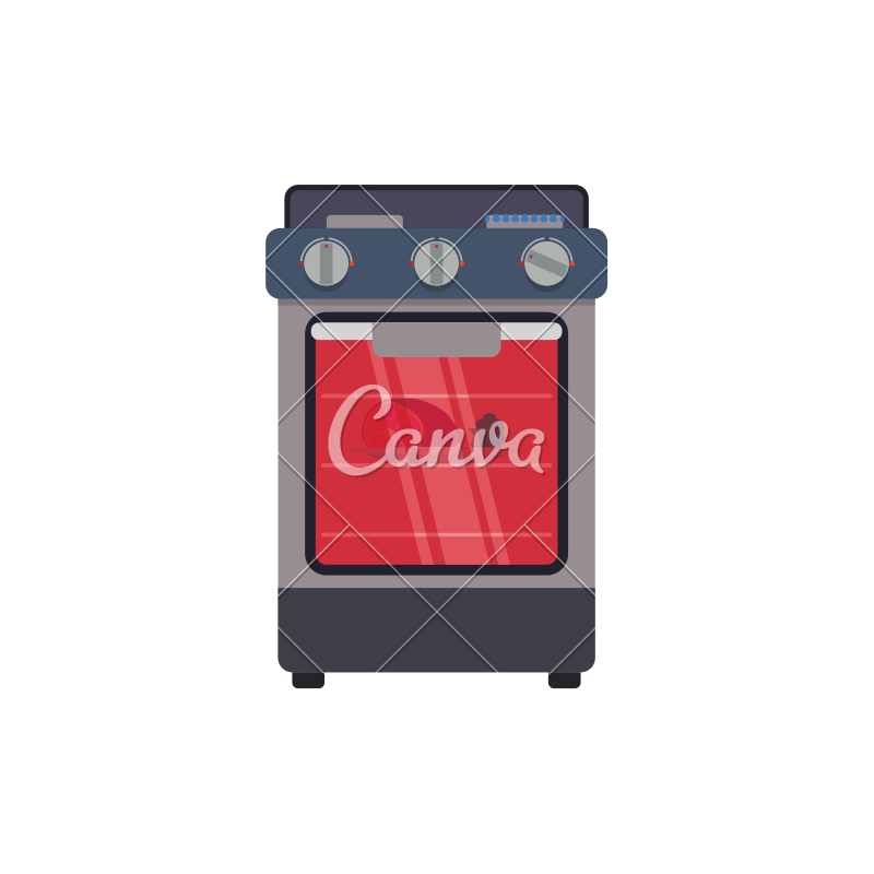 Stove Supply House Electric Appliance Icon Vector Graphic 800x800 Stove Supply House Electric Appliance Icon Vector Graphic