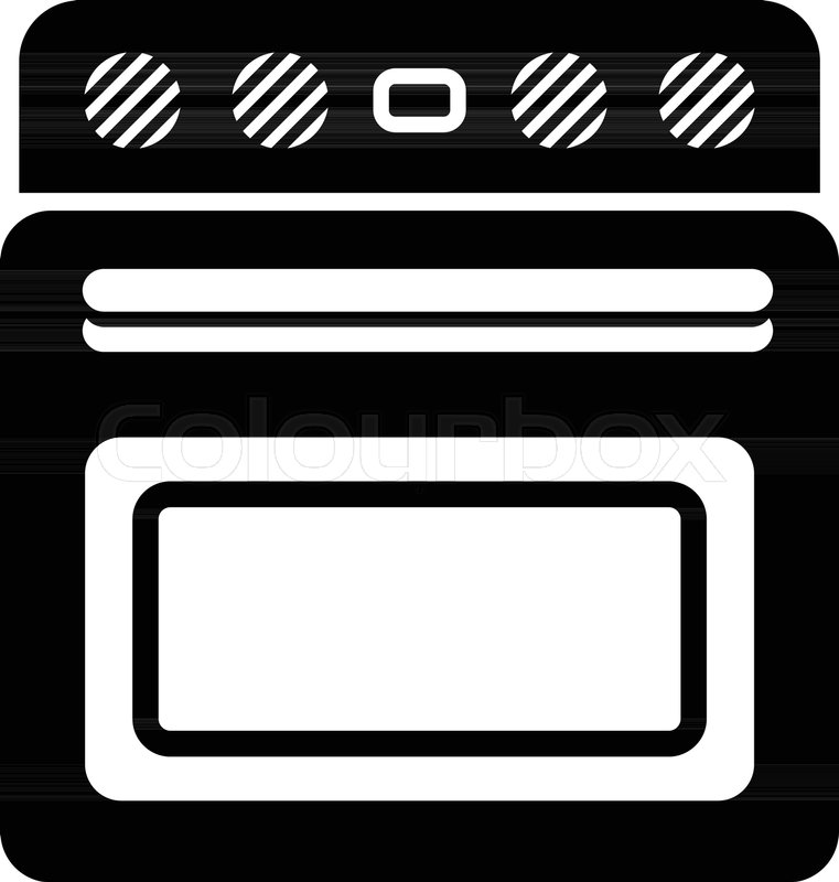 Stove Icon Simple Illustration Of Stock Vector Colourbox 761x800 Stove Icon Simple Illustration Of Stock Vector Colourbox